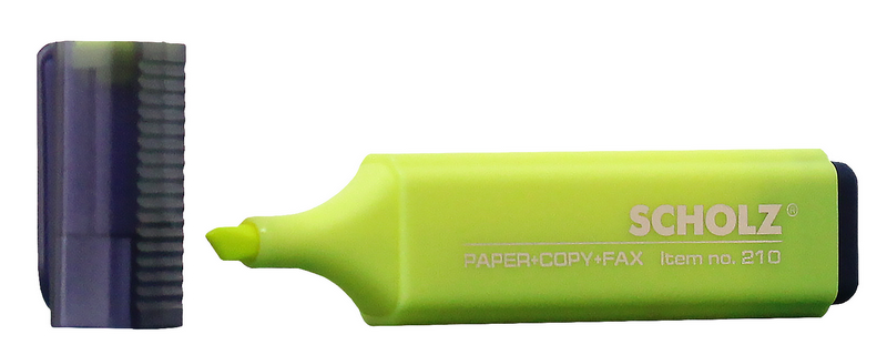 Маркер SCHOLZ текстовий (210SCH), жовтий